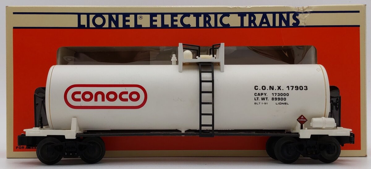 Lionel 6-17903 O Gauge Conoco Unibody Tank Car EX/Box