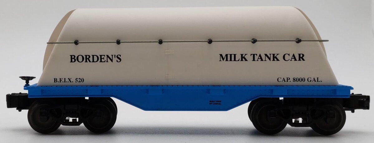 Lionel 6-19445 O Gauge Borden Milk Tank Car #520 VG/Box