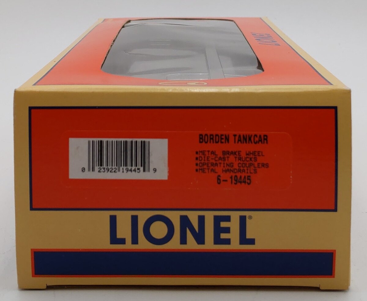 Lionel 6-19445 O Gauge Borden Milk Tank Car #520 VG/Box