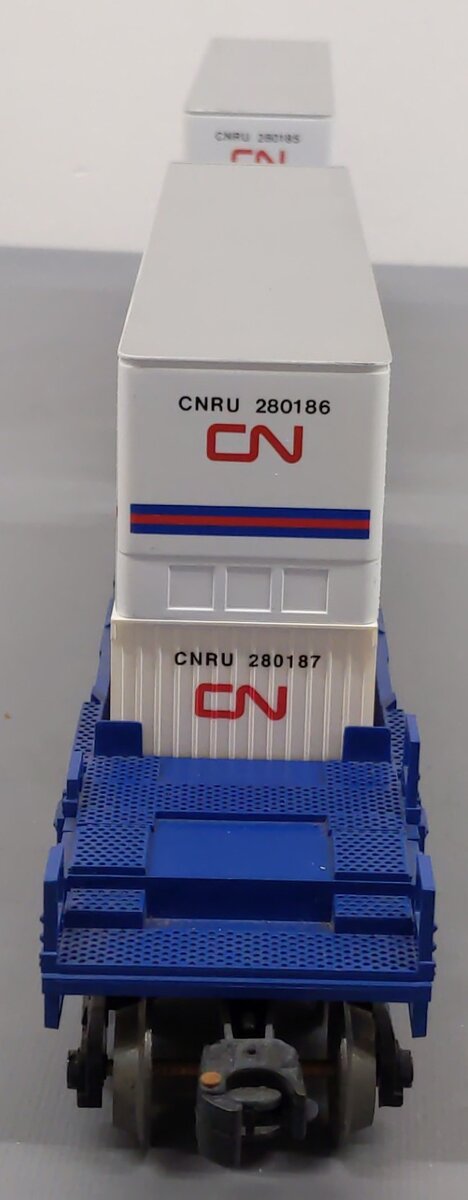 Lionel 6-16912 O Gauge Canadian National Maxi-Stack Intermodal Cars (Set of 2) VG/Box