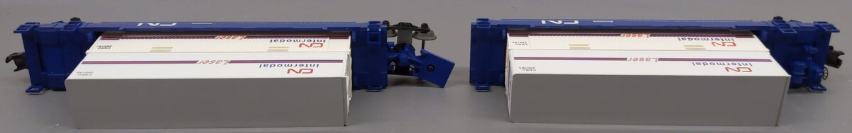 Lionel 6-16912 O Gauge Canadian National Maxi-Stack Intermodal Cars (Set of 2) VG/Box