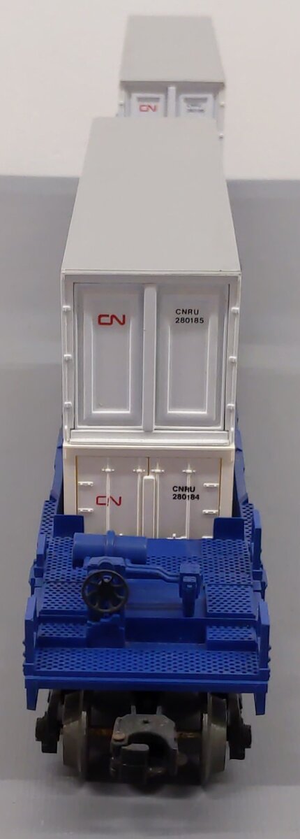 Lionel 6-16912 O Gauge Canadian National Maxi-Stack Intermodal Cars (Set of 2) VG/Box