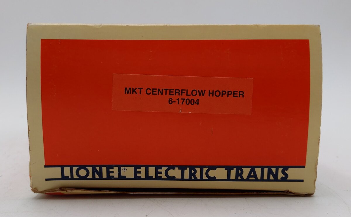 Lionel 6-17004 O Gauge MKT Centerflow 2-Bay Covered Hopper LN/Box