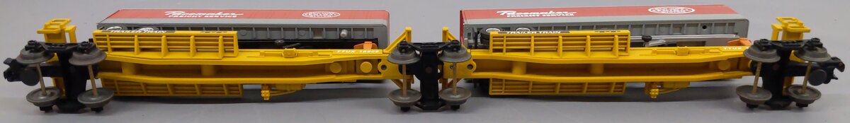 Lionel 6-16904 O New York Central T.T.U.X. Flat Cars w/2 Intermodal Containers EX/Box