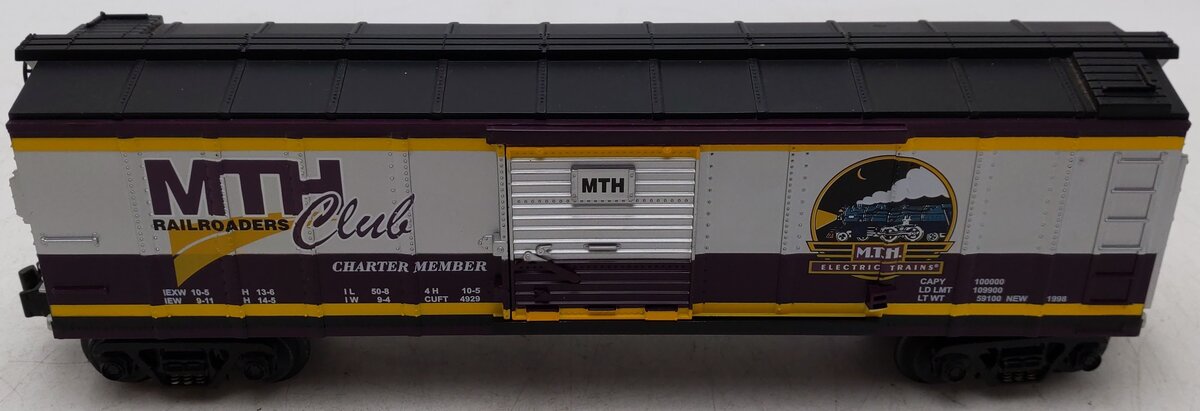 MTH 30-7423 O Gauge MTH 1998 Club Box Car EX/Box