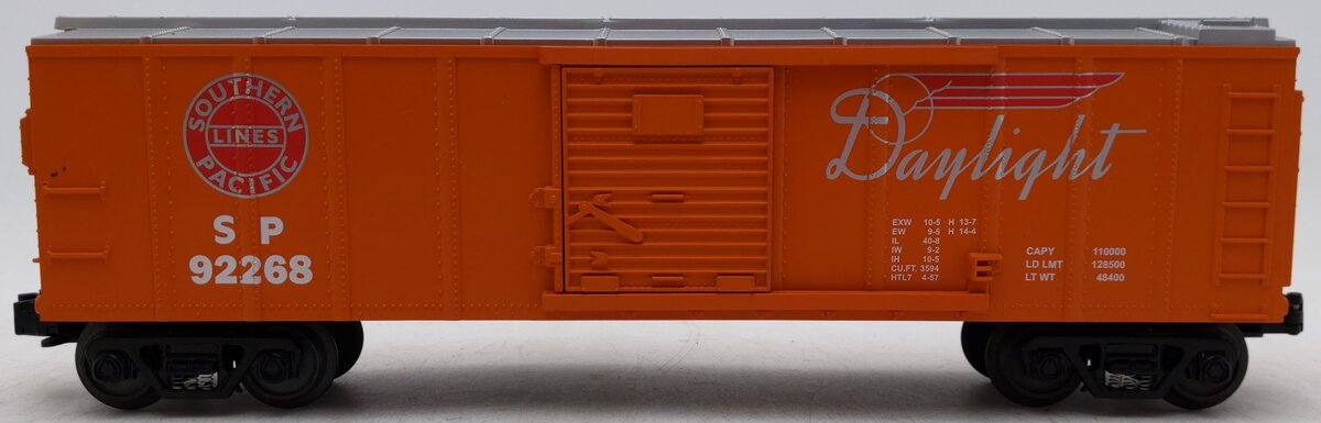 MTH 30-7441 O Gauge Southern Pacific Daylight Boxcar #92268 EX/Box