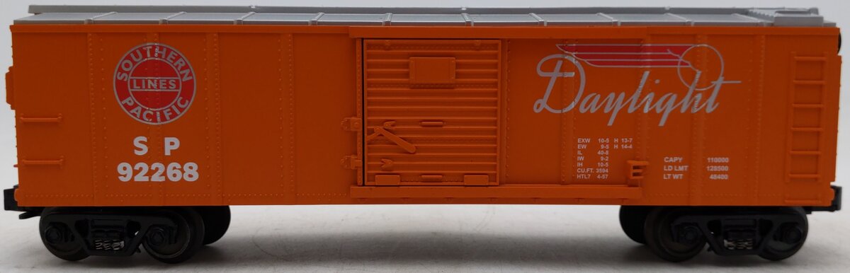 MTH 30-7441 O Gauge Southern Pacific Daylight Boxcar #92268 EX/Box