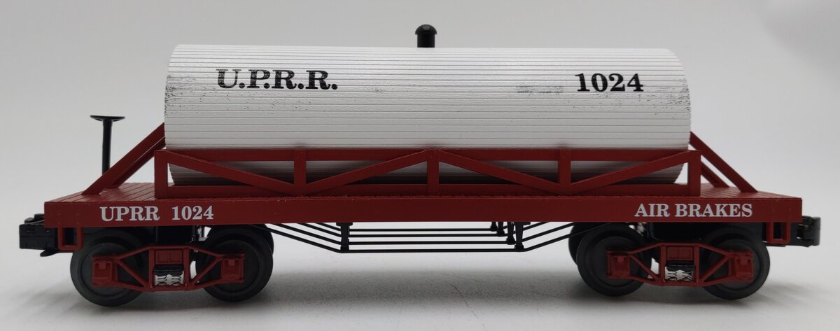 MTH 30-7353 O Gauge Union Pacific 19th Century Wooden Tank Car #1024 EX/Box