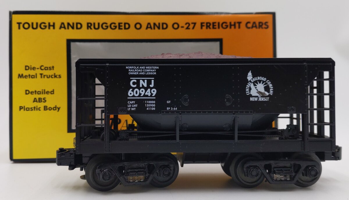 MTH 30-7528 O Jersey Central Ore Car w/ Ore Load #60949 LN/Box