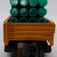 MTH 30-7205 O Gauge Chicago Northwestern Gondola Car #13792 w/ Pipe Load EX/Box