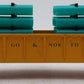 MTH 30-7205 O Gauge Chicago Northwestern Gondola Car #13792 w/ Pipe Load EX/Box