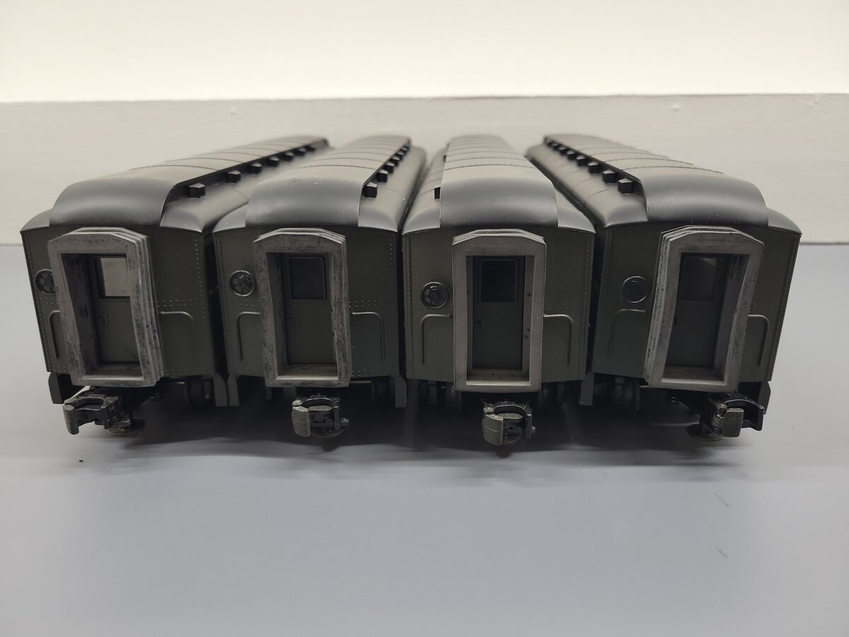 MTH 30-6258 O Gauge Jersey Central O-27 Madison Passenger Car Set (Set of 4) EX/Box