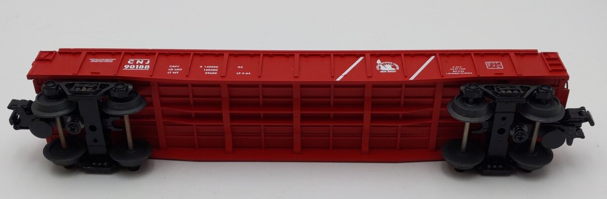 MTH 30-7223 Jersey Central Gondola w/Junk Load EX/Box