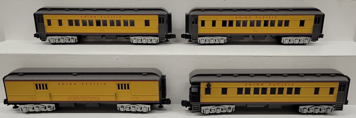 MTH 30-6252 O Union Pacific RailKing O-27 Madison Passenger Car Set (Set of 4) EX/Box
