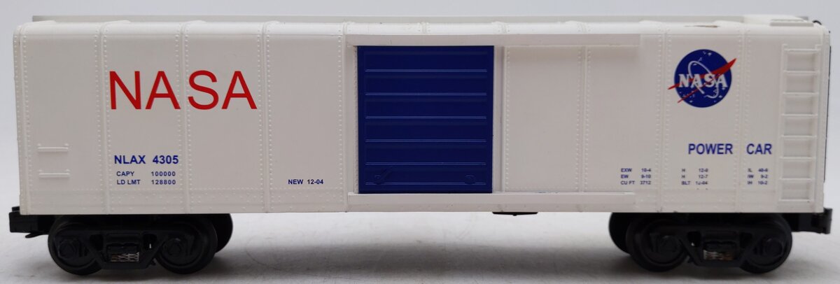 MTH 30-74188 NASA Rounded Roof Box Car w/Generator EX/Box