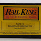 MTH 30-6011 O Santa Fe O-27 Streamlined Passenger Coach Car #3163 LN/Box