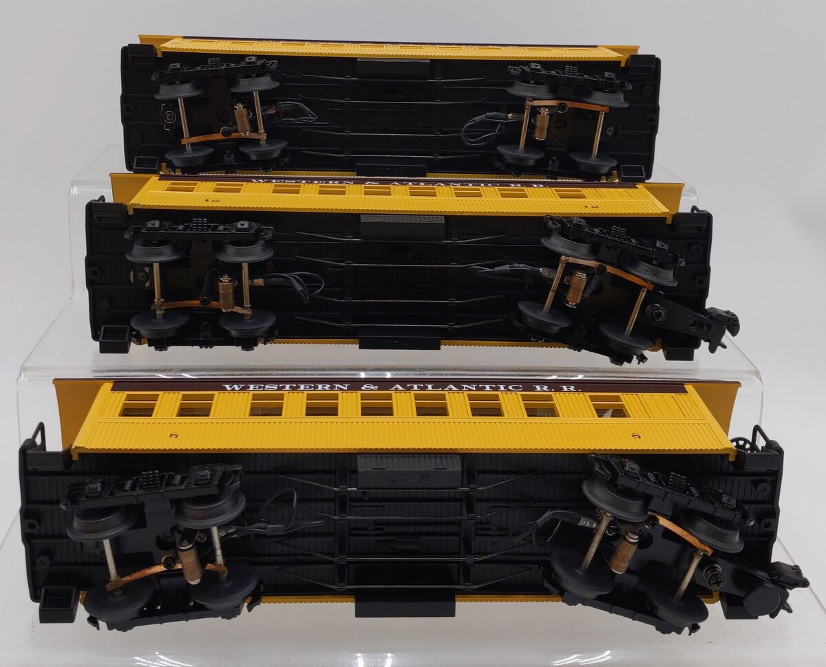 MTH 30-6400 O Gauge Western & Atlantic Overton Passenger Coach 3 Car Set LN/Box