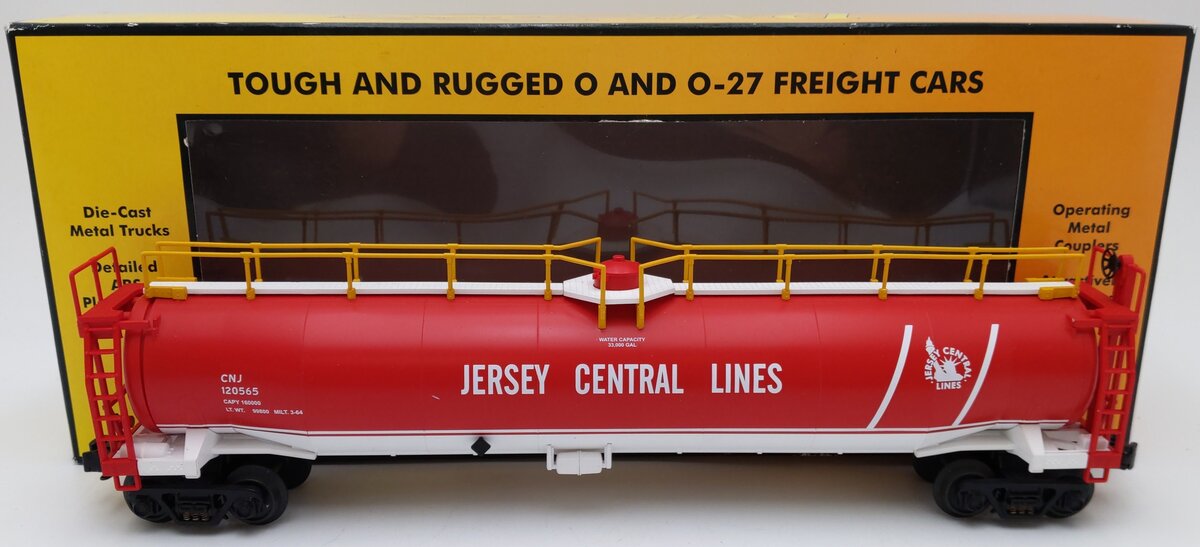 MTH 30-73130 Jersey Central Lines 33K Gallon Tank Car EX/Box