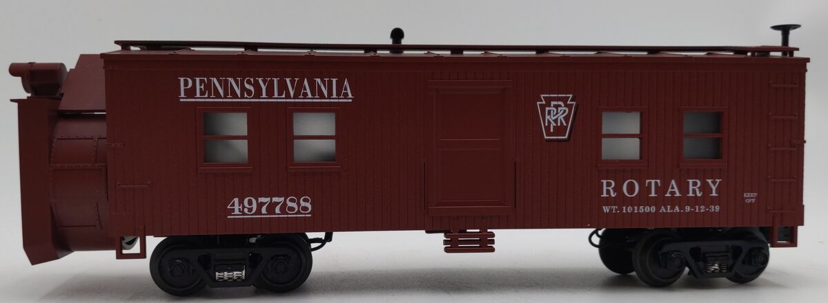 MTH 30-2124 O Gauge Pennsylvania Rotary Snow Plow #497788 LN/Box