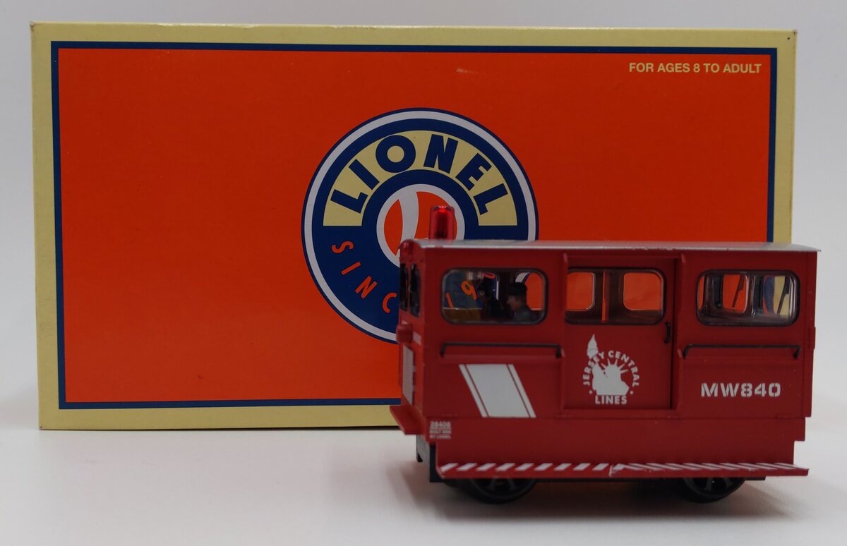 Lionel 6-28408 O Gauge Central New Jersey Motorized Speeder EX/Box