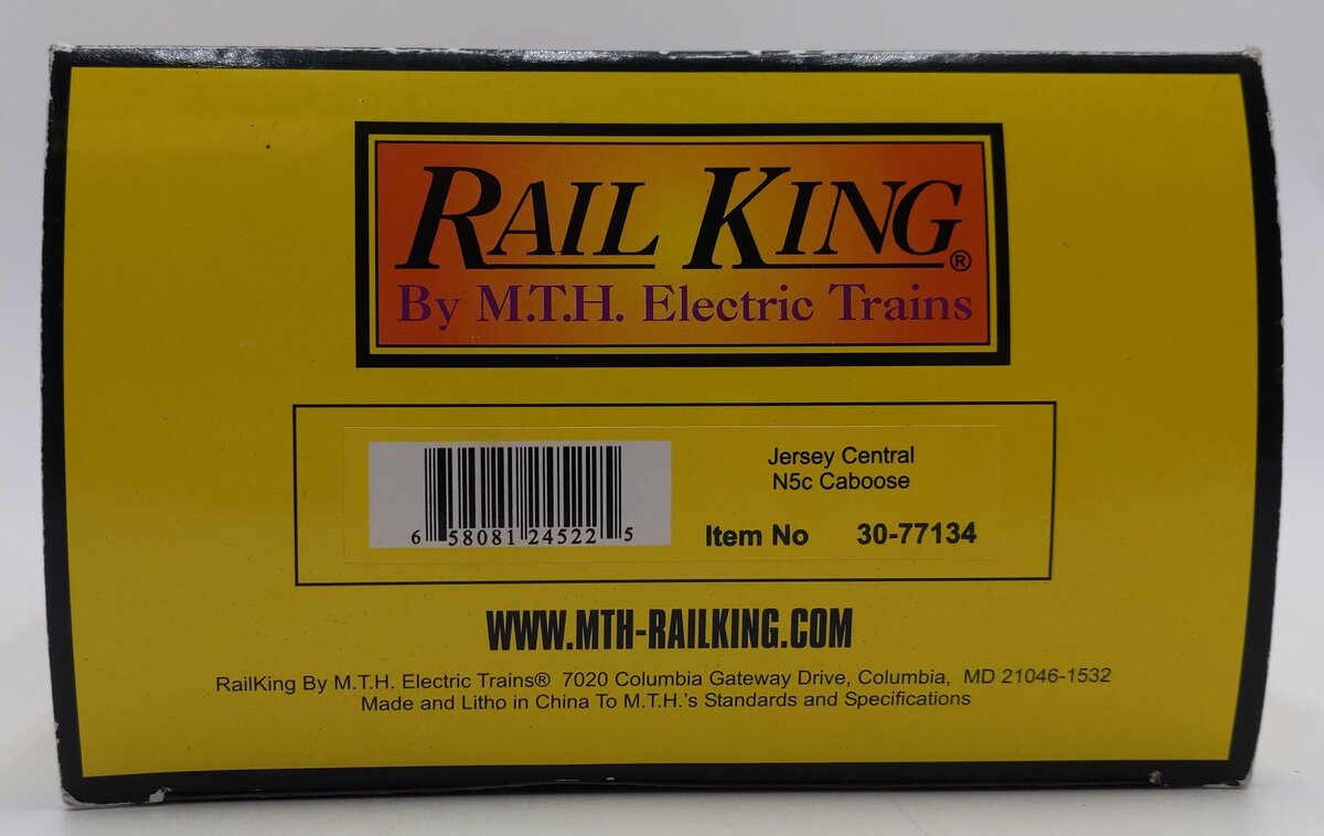 MTH 30-77134 Jersey Central N5c Caboose #91501 LN/Box