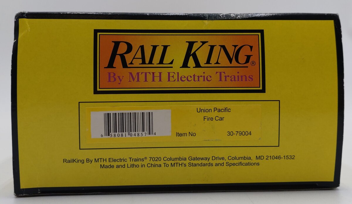 MTH 30-79004 O Gauge Union Pacific Fire Car #215 LN/Box