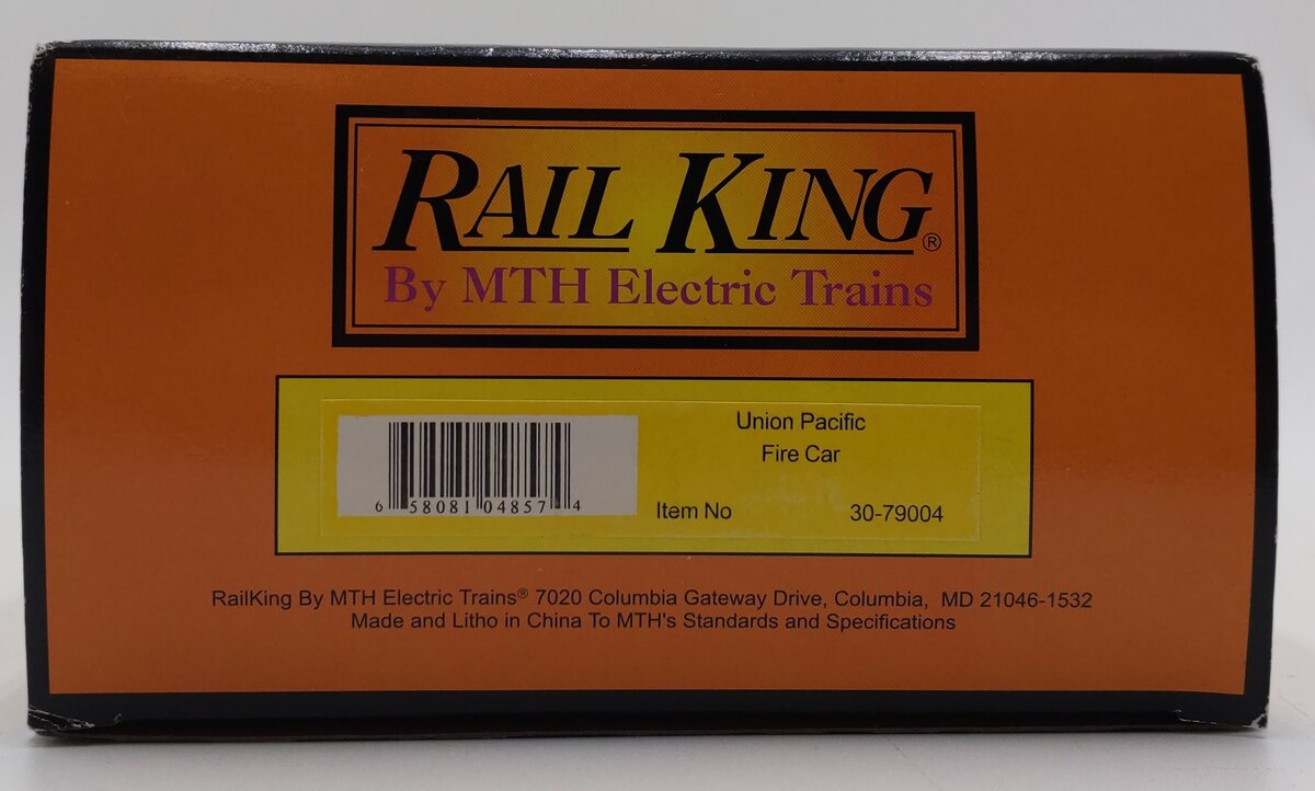 MTH 30-79004 O Gauge Union Pacific Fire Car #215 LN/Box