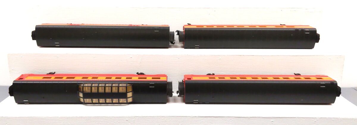 MTH 30-6724 O Southern Pacific 60' Streamlined ABS Passenger Car Set (Set of 4) EX/Box
