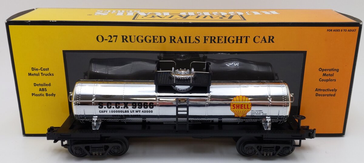 MTH 30-4136A O Gauge Shell Tank Car #9966 EX/Box