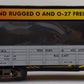 MTH 30-7216 O Gauge W.A.R.R. 19th Century 34' Gondola Car EX/Box