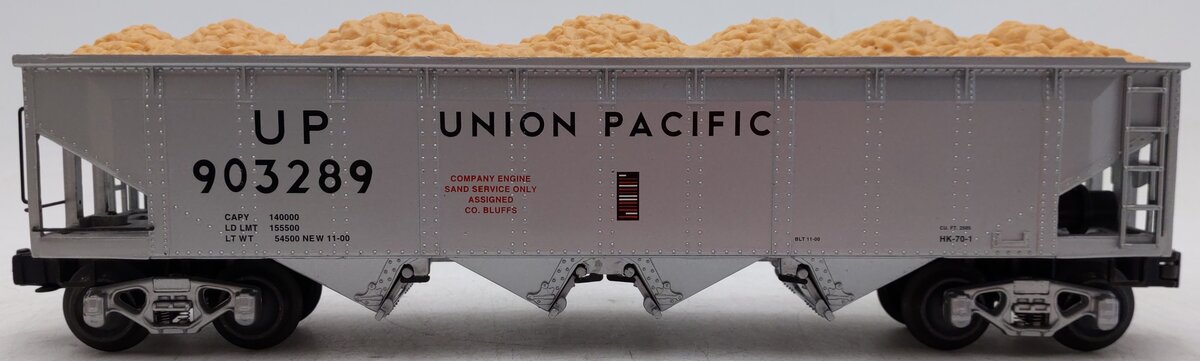 K-Line K623-2116 O Gauge Union Pacific 4-Bay Diecast Hopper #903289 EX/Box