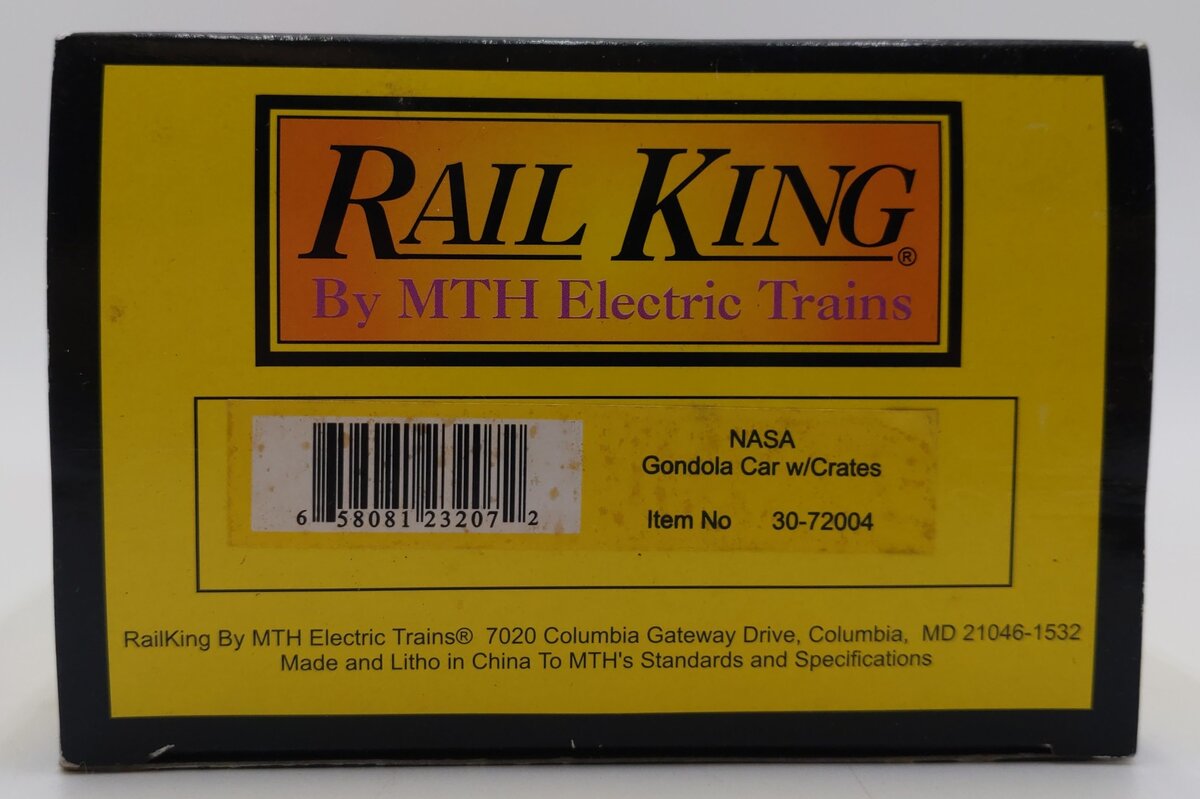 MTH 30-72004 NASA Gondola Car w/Crates EX/Box