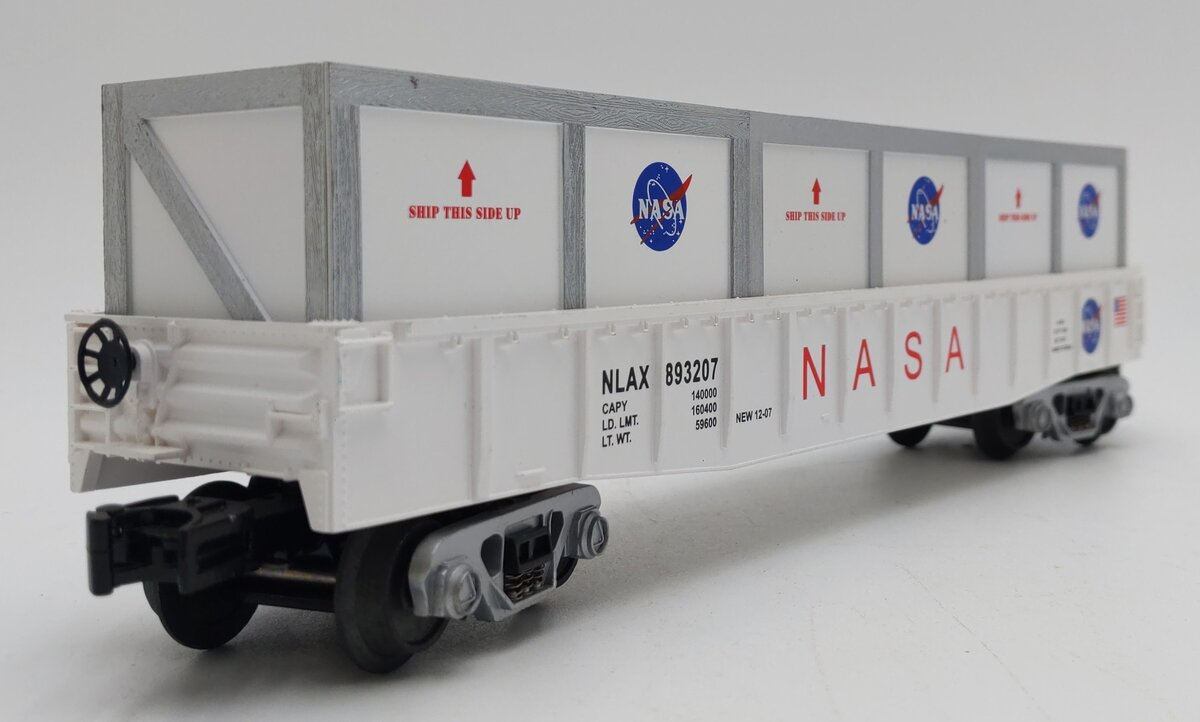 MTH 30-72004 NASA Gondola Car w/Crates EX/Box