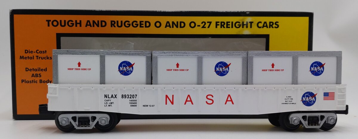 MTH 30-72004 NASA Gondola Car w/Crates EX/Box