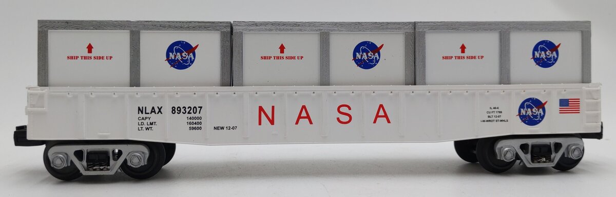 MTH 30-72004 NASA Gondola Car w/Crates EX/Box