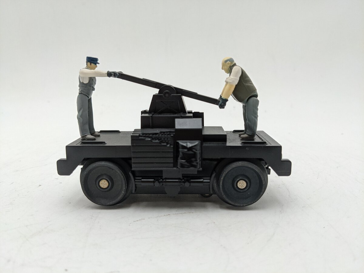 MTH 30-2508 O Gauge Black Operating Hand Car EX