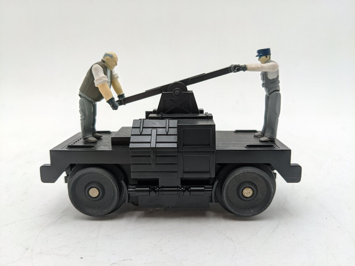 MTH 30-2508 O Gauge Black Operating Hand Car EX