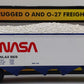 MTH 30-75144 NASA Hopper Car NLAX #869 W/ Coal Load EX/Box