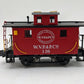 MTH 30-7770 O Gauge West Virginia Pulp and Paper Bobber Caboose #136 EX