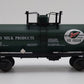 MTH 30-7330 O Gauge Breyers Milk Single Dome Tank Car #1084 EX/Box