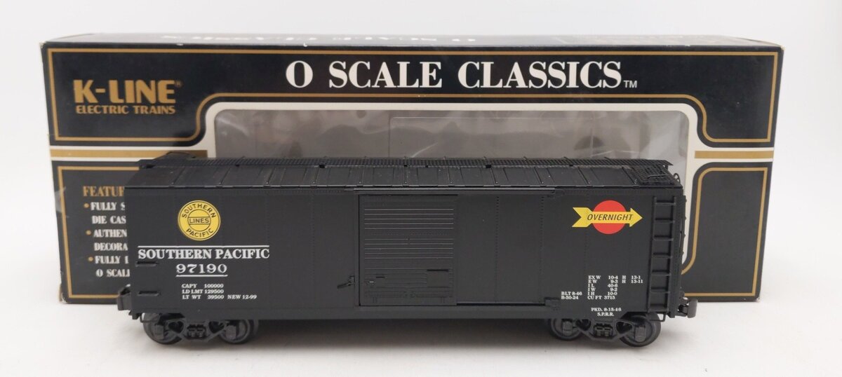 K-Line K761-2032 O Southern Pacific Classic Boxcar #97190 LN/Box