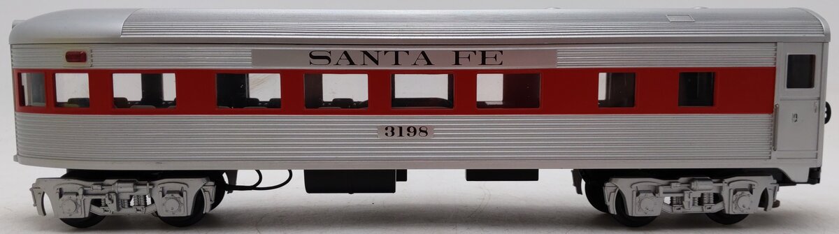 MTH 30-6013 O Santa Fe Streamlined Observation Car #3198 EX/Box
