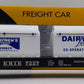 K-Line K691-1512 O Gauge Erie Flatcar with Dairymen's League Milk Tanks #7227 EX/Box