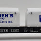 K-Line K691-1512 O Gauge Erie Flatcar with Dairymen's League Milk Tanks #7227 EX/Box
