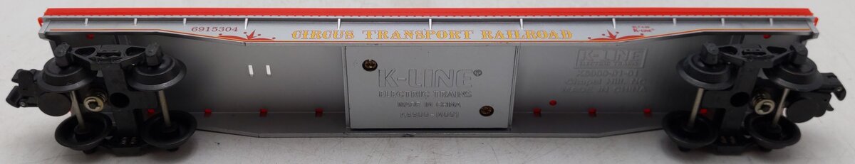 K-Line K691-5304 O Gauge Circus Wagon Transport Flatcar EX/Box