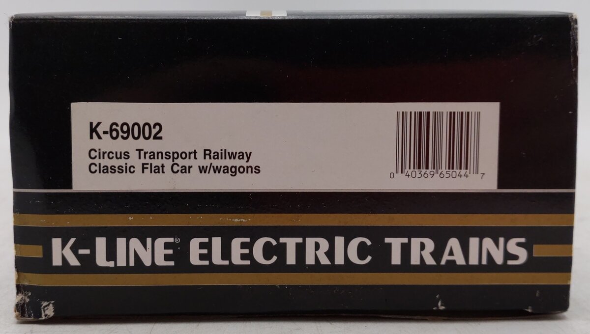 K-Line K-69002 O Gauge Circus Transport Railway Car w/ Wagons VG/Box
