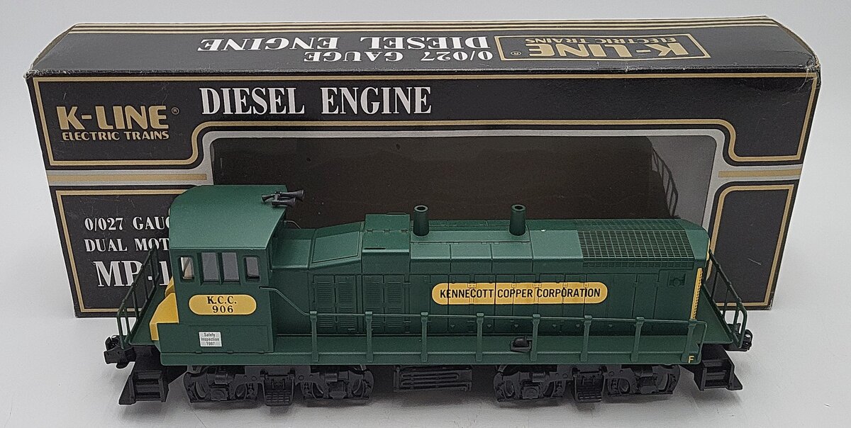 K-Line K-2252IC O Kennecott Copper Corporation MP-15 Diesel Switcher #906 EX/Box