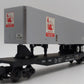 K-Line K691-1231 O Gauge Central New Jersey Flatcar w/Trailer LN/Box