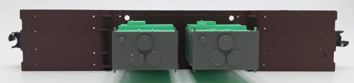 K-Line K665501 O Gauge Pennsylvania Depressed Center Flatcar w/ 2 Transformers EX/Box
