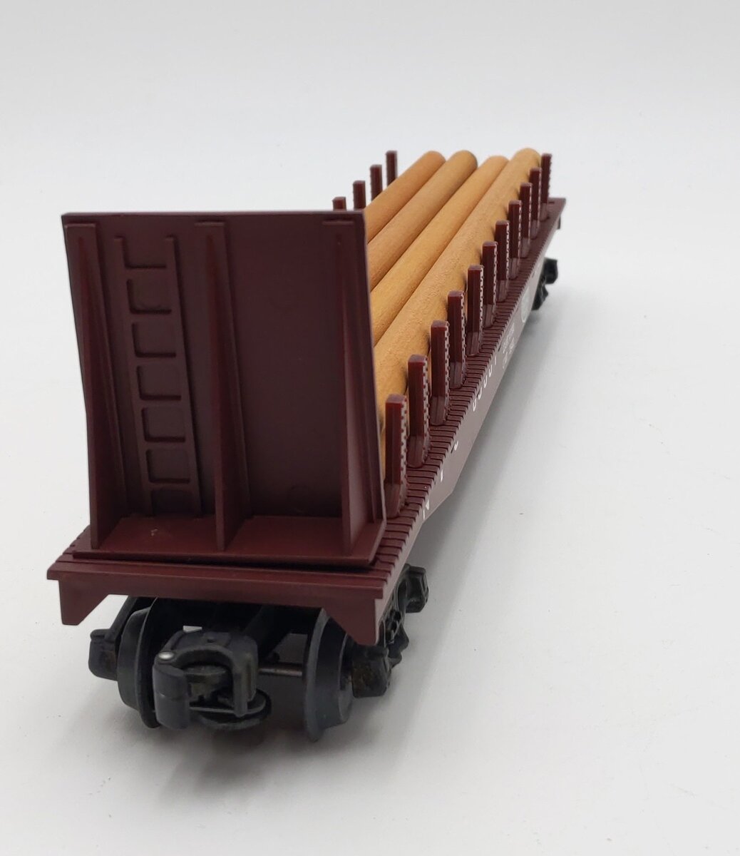 K-Line K69001 O Gauge New York Central Classic Flat Car with Stakes EX/Box